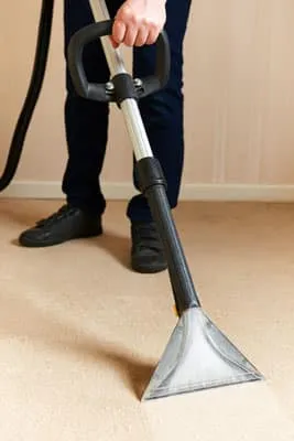 cleaning carpet
